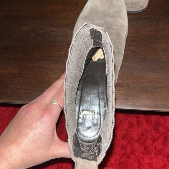 Stuart Weitzman taupe suede heeled boots 💗 - Picture 4 of 6